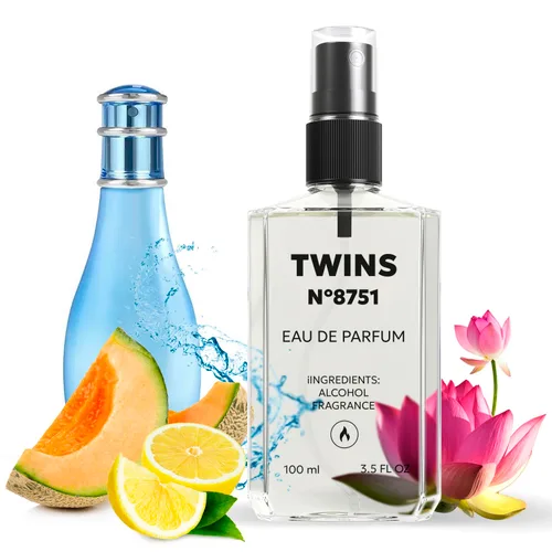 Miniatura 140 de TWINS Impresión de Bouquet Floral Perfume para mujer Eau de Parfum No.1179 3.4 fl oz (100 ml)