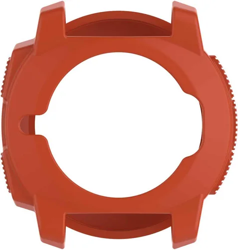 Miniatura 5 de Carcasa protectora de silicona suave para Garmin Instinct Smart Watch Naranja Rojo