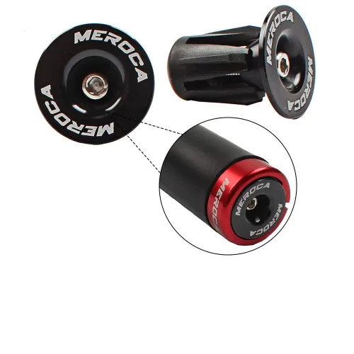 Miniatura 5 de 1 par de tapones de extremo de manillar de bicicleta de aluminio, tapas de extremo de barra con bloqueo expansivo para bicicleta de carretera