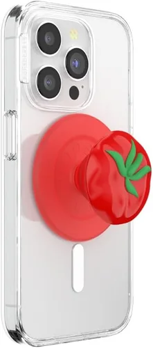 Miniatura 16 de PopSockets Phone Grip with Expanding Kickstand, Adhesive Grip - Molded Flower Red Wine Translucent rojo (Red Translucent)