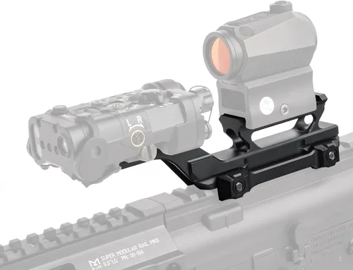 Miniatura 2 de Grupo Táctico Tipo HY Montura de Punto Rojo Montura Elevadiza Adaptador Láser Montaje Base de Riel Picatinny Montura de Alcance Elevadiza para BK