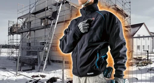 Miniatura 5 de Makita DCJ205ZM LXT Chaleco calefaccionado de 18 voltios, solo (negro, M), mediano