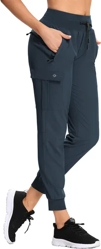 Miniatura 38 de RlaGed - Pantalones tipo cargo de senderismo para mujer, pantalones deportivos ligeros, de secado rápido, resistentes al agua, para pesca y al aire