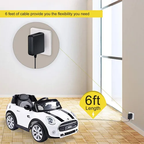 Miniatura 2 de Cargador de batería con adaptador de corriente alterna de 6 V para niños, cargador eléctrico de juguetes para Dynacraft Hello Kitty, Spiderman