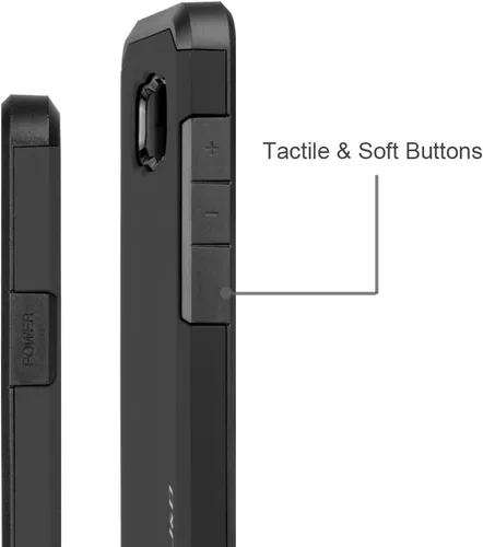 Miniatura 5 de J&D Funda compatible con Galaxy S8 Active, resistente de doble capa híbrida a prueba de golpes, resistente, no para S8 o S8 Edge, color negro