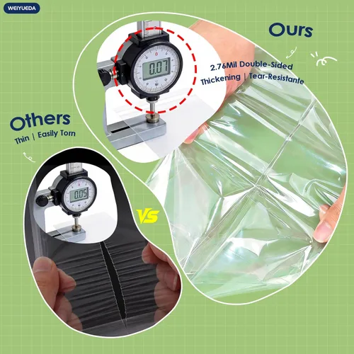 Miniatura 4 de Bolsas de celofán transparente de 2 x 3 pulgadas, 200 unidades, 0.109 in de grosor, bolsas de plástico pequeñas para joyas, golosinas, dulces