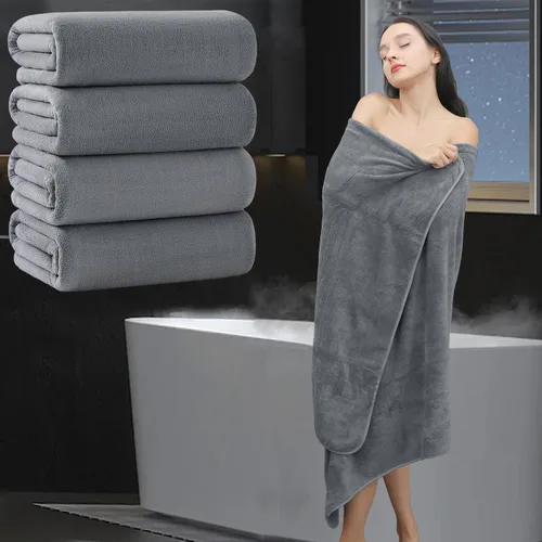 Miniatura 33 de Sábana de Baño Extra Grande de 4 Piezas (35"x70") - Sábana de Baño Ultra Suave de Tamaño Grande, Juego de Sábanas de Baño para Baño de Hotel, Sábana