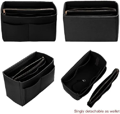 Miniatura 3 de ZTUJO - Organizador de bolsos de fieltro con cremallera metálica que se adapta a bolsos de mano y tote, especialmente diseñado para bolsos Speedy