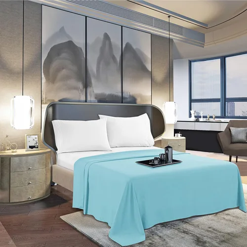 Mocassi - Sábana encimera de tamaño Twin de lujo tipo hotel de 1800 hilos de enfriamiento Premier; es la sábana más suave, no se arruga ni decolora