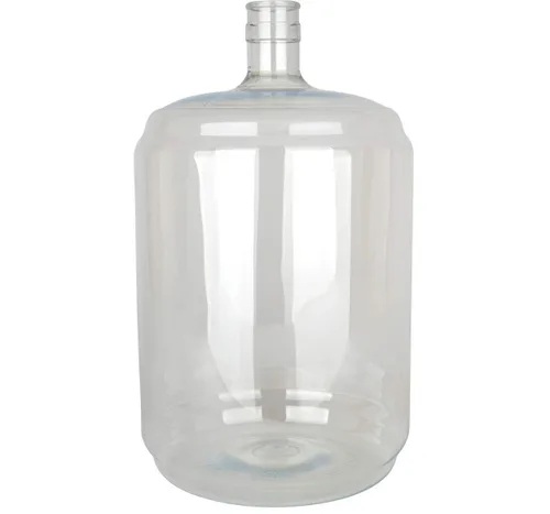 FastRack Carboy (PET) de 5 galones | Tarro de fermentación y fermentación de plástico transparente | Carboy de vino de grado alimenticio sin BPA de