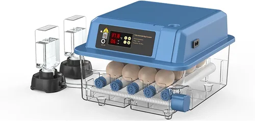 Miniatura 9 de Incubadoras automáticas para incubar huevos, capacidad para 6-256 huevos, control automático y ajustable de temperatura y humedad para pollo, pato