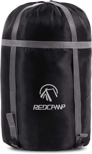 Miniatura 6 de REDCAMP Saco de compresión para saco de dormir, Negro M, L, XL y XXL, ideal para mochileros y camping