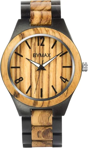 Miniatura 7 de Bymax - Reloj de pulsera analógico de cuarzo japonés hecho a mano con caja de regalo