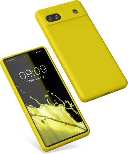 Miniatura 644 de kwmobile Funda Compatible con Google Pixel 6 Pro - Funda de teléfono de silicona TPU con acabado suave - Azul Arrecife