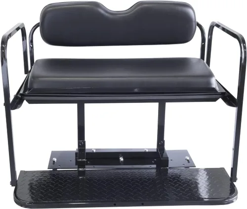 Miniatura 3 de Club Car DS (modelos 00.5-Up) Kit de asiento trasero abatible para carrito de golf con marco de acero