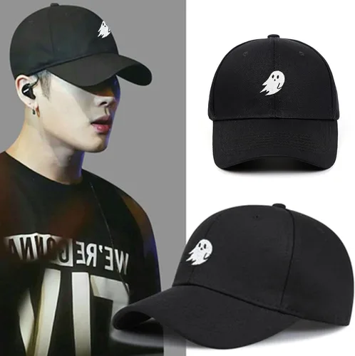 Miniatura 3 de Gorra de béisbol bordada para hombre y mujer, sombrero de Snapback de color puro