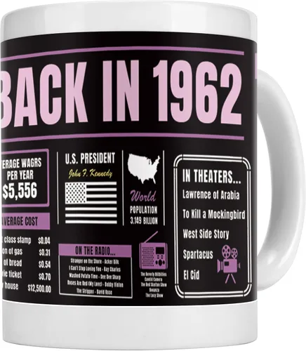 Miniatura 63 de Decoraciones de cumpleaños número 51, taza de café Back In 1972, regalos de cumpleaños de 51 años para hombres, mujeres, amigos, compañeros de De