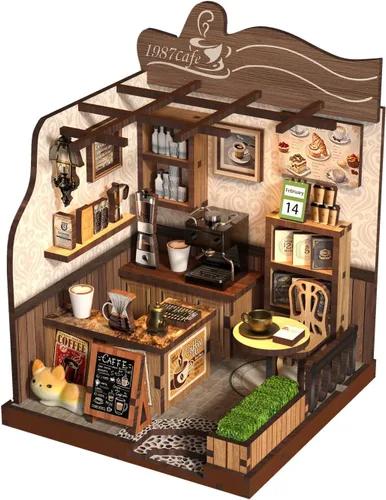 Miniatura 15 de DIY Book Nook Kit with LED Light, Miniature Dollhouse, 3D Wooden Puzzle, Bookshelf Insert Decor Craft Gift (750 PCs Windsor Castle)