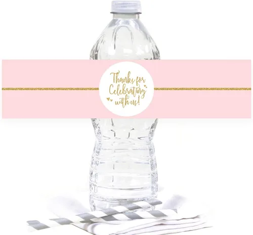 Miniatura 33 de andaz Prensa Blush Pink boda Collection purpurina, color dorado, Table Numbers 1 To 20, 1