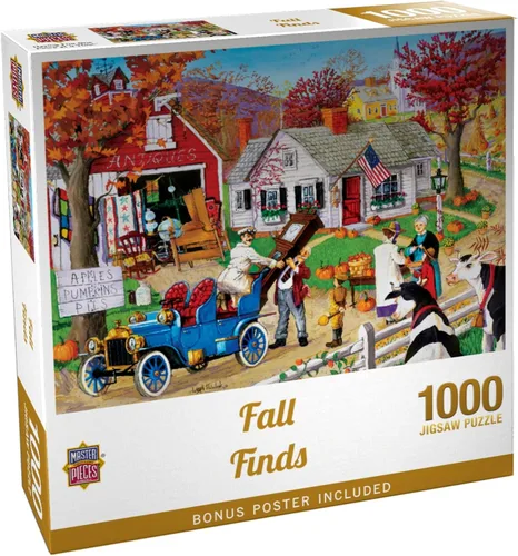 Miniatura 9 de MasterPieces Rompecabezas EZ Grip de 300 piezas, hallazgos de otoño, 18 x 24 pulgadas