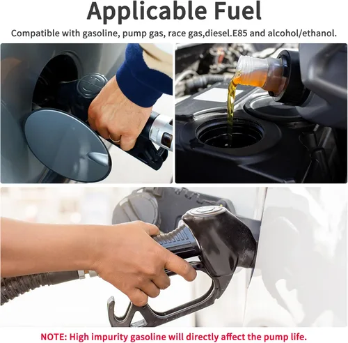 Miniatura 5 de Universal eléctrico en línea externo del flujo 24V de la bomba de combustible 300Lph alto 0580254044