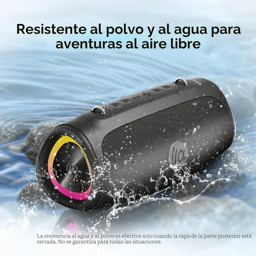 Miniatura 3 de TAZATA Altavoz Bluetooth portátil, 90 W (pico), altavoces de subgraves grandes inalámbricos Bluetooth 5.3 con carga USB Powerbank, resistente al