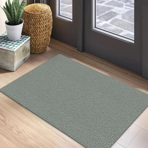 Miniatura 72 de EARTHALL Alfombra pequeña de 2 x 3 pies, lavable para entrada, antideslizante, trenzada, alfombra para puerta interior y exterior, alfombra tejida