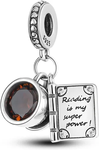 Miniatura 24 de MULA - Dijes de plata de ley 925 para pulseras y collares, colgantes de letras para la familia, cuentas de viaje en avión, dijes de árbol
