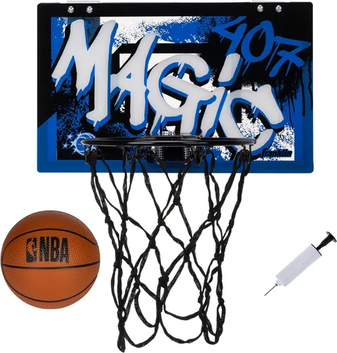 Miniatura 36 de Franklin Sports NBA Team Over the Door Aros de Baloncesto - Mini Aro de Baloncesto Interior para Niños + Juego de Pelota - Mini Aros para Fanáticos
