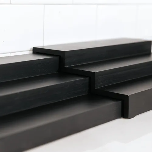 Miniatura 9 de KitchenEdge Organizador de especias expandible para gabinete, estante de 3 niveles para organización de especias (11 a 22 pulgadas), se adapta a 36