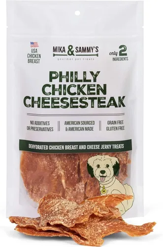 Golosinas gourmet para perros Mika & Sammy's hechas en los Estados Unidos (queso de pollo 5 0z)