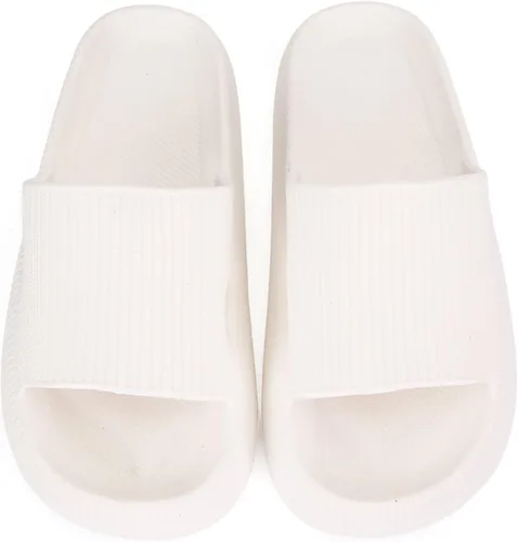 Miniatura 5 de sharllen Sandalias de nube para niños y niñas, pantuflas de casa, cómodas pantuflas de nube para niños, antideslizantes, para niñas, sandalias