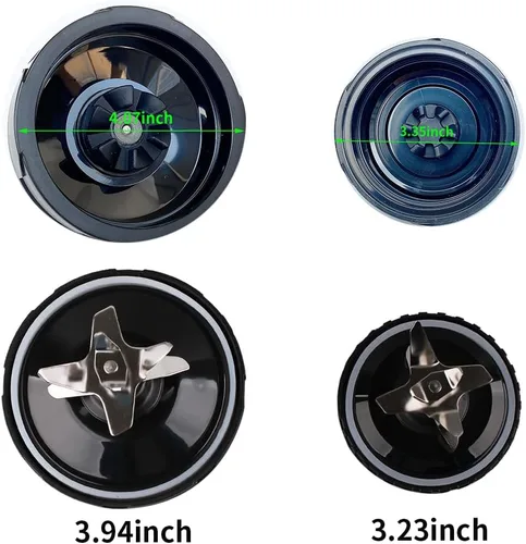 Miniatura 3 de Anillo de sellado de junta de goma de repuesto compatible con Ninja Blender (4 piezas de 3.2 pulgadas)