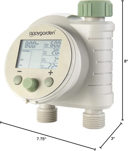 Miniatura 8 de Appy Garden Edge 2 Plus Temporizador automático programable para grifo de manguera de rociador (doble puerto)