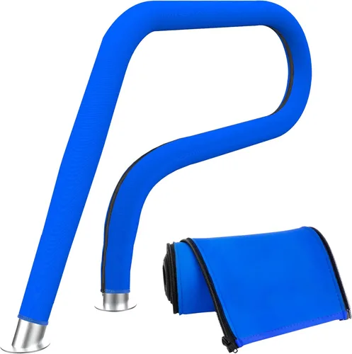 Miniatura 9 de Cubiertas para barandillas de piscina, 4 pies con cremallera, cubierta de neopreno para barandillas de piscina, para asas de escalera de piscina