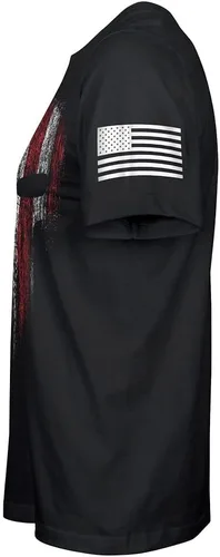 Miniatura 3 de Camiseta patriótica para hombre USA American Skull