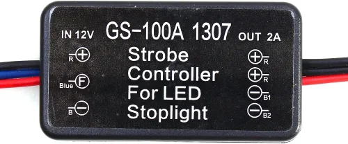 Miniatura 5 de Fydun Controlador estroboscópico vehículo GS-100A 1307 LED freno luz de parada estroboscópica flash módulo controlador AP