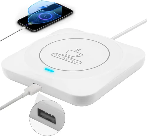 Miniatura 9 de CALENTADOR DE TAZAS DE CAFÉ, Calentador de Tazas de Café Inteligente USB con Activación/Desactivación Automática por Presión, Accesorios de Café