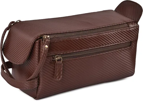 Miniatura 10 de LEATHER VILLAGE Kit Dopp 2, Negro carbón