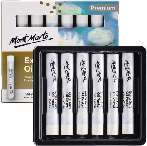 Miniatura 11 de Mont Marte Extra Soft Oil Pastels 72 piezas, colores brillantes surtidos, vibrantes y mantecosos, pasteles de arte versátiles para mezclar, Varios