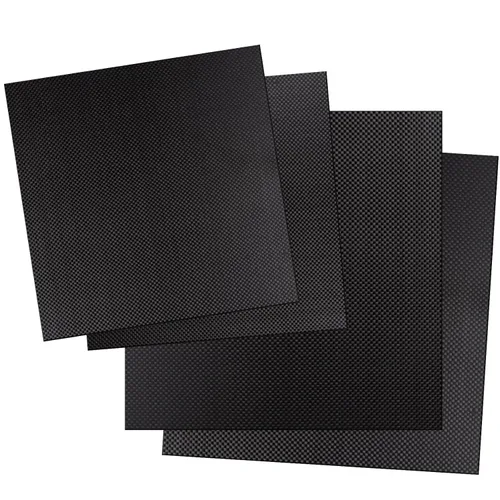 Miniatura 12 de Kalolary Hoja de Fibra de Carbono 250 X 100 X 1 MM, Placa de Tablero de Fibra de Carbono 3K Real Placa de Fibra de Carbono Panel de Tejido Sarga