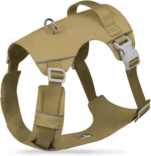 Miniatura 9 de Mile High Life Arnés sin tirones para perro, con rayas reflectantes, ajustable, fácil de poner, arnés ligero para perros pequeños, medianos