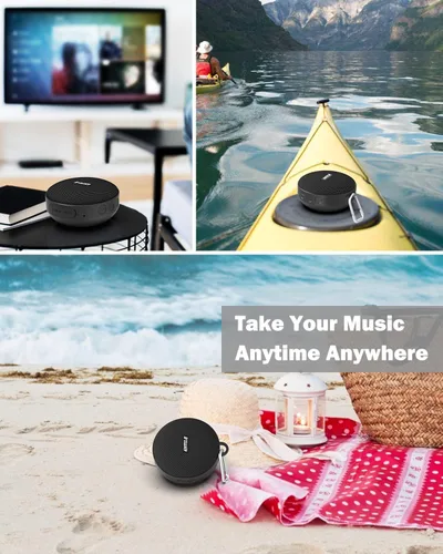 Miniatura 2 de Inwa Altavoces de bicicleta Bluetooth con modo de tarjeta TF, altavoz portátil inalámbrico impermeable para bicicleta, micrófono integrado