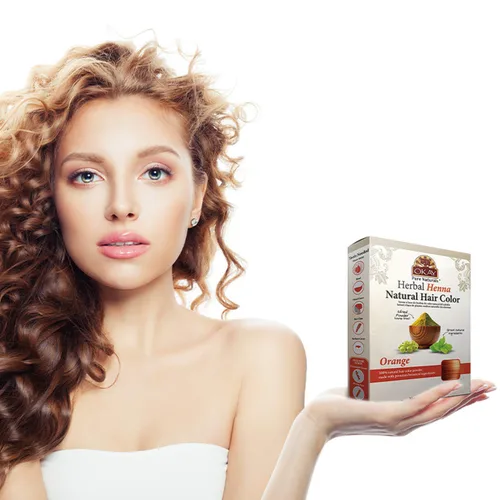 Miniatura 5 de Okay Pure Naturals Tinte para el cabello con henna herbaria naranja, tinte totalmente natural, libre de productos químicos nocivos, pigmento