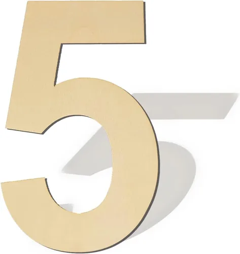 Miniatura 44 de Números de madera sin acabar - 3 grande de 15 pulgadas, en blanco y grande para manualidades de bricolaje, decoraciones de bodas y fiestas de Número