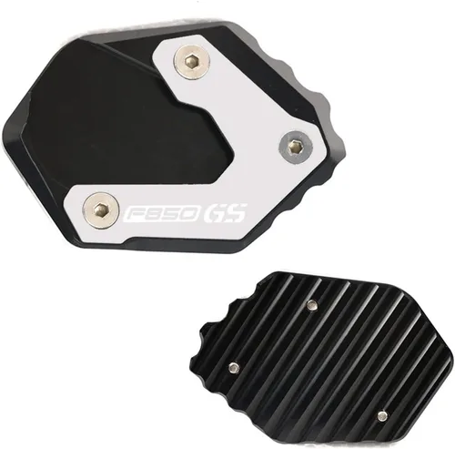 Miniatura 2 de Placa de extensión de pie CNC para motocicleta, soporte lateral para BMW F850GS F750GS F 750 850 GS 2016 2018 2019 (color negro)