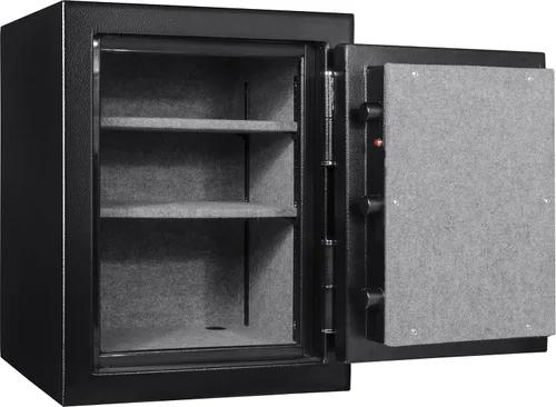 Miniatura 2 de Barska Caja fuerte ignífuga de 3.51 pies cúbicos: bóveda de bloqueo digital con PIN con clasificación de fuego de 30 minutos a 1400 °F, 3 cerrojos