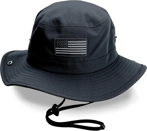 Miniatura 6 de Paramount Outdoors Bayou American Flag Boonie Hat American Fit Design Floats