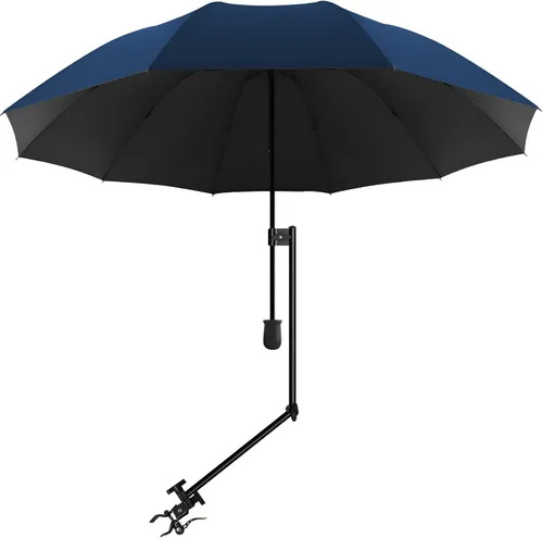 Miniatura 21 de XLINGZA Sombrilla de playa UPF 50+ con abrazadera universal ajustable