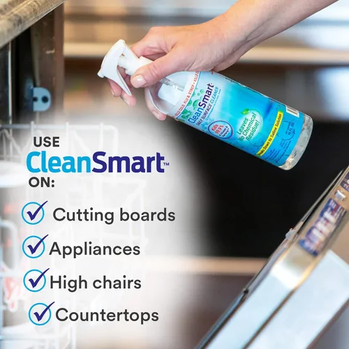 Miniatura 3 de CleanSmart Desinfectante en aerosol diario para superficies, mata el 99.9% de virus, bacterias, moho y hongos, botella de 16 onzas (paquete de 3)